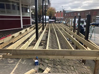 Pub Decking Leeds Installation Process
